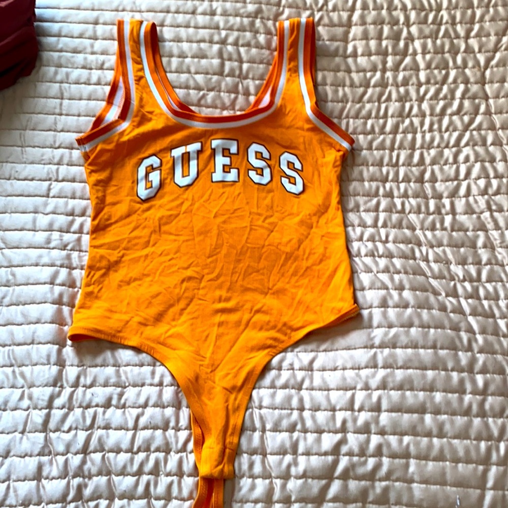 Orange Body suit